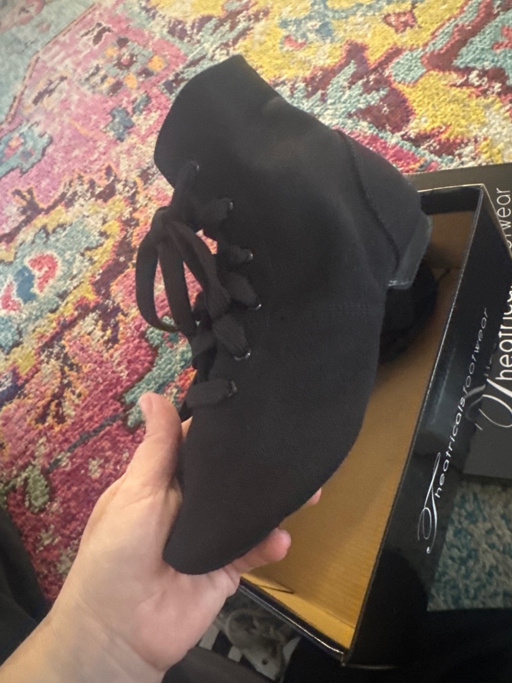 Theatrical Footwear Black Jazz Boots